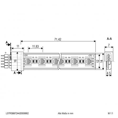 EVN Niedervolt LED-Strip, IP67, kürzbar LSTRSB6724420509902