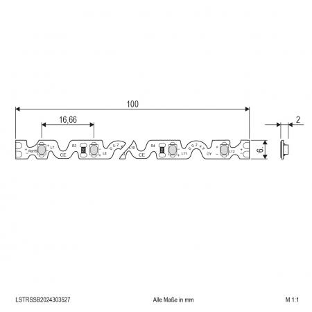 EVN Niedervolt LED-Strip, IP20, kürzbar LSTRSSB2024303527