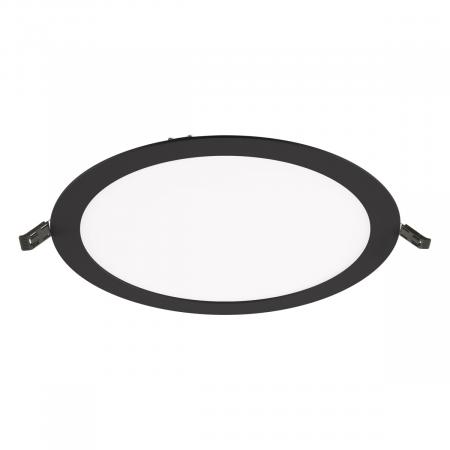 EVN LTR300925 LED Einbaupanel rund 25W 3000K/4000K schwarz Ø300mm Einbaudurchmesser 280mm