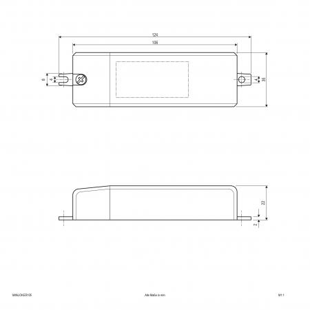 EVN Eletronischer Halogen-Trafo, 12V/AC MINIJOKER105