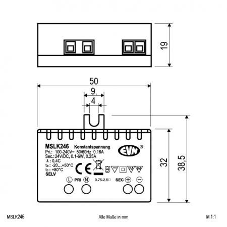 EVN 24V/DC LED-Netzgerät MSLK246