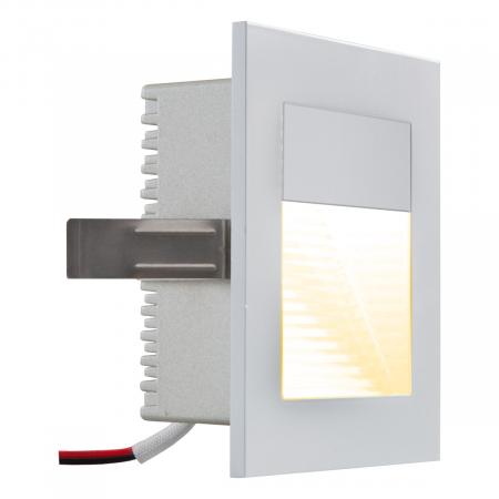 EVN LED Wand Einbaustrahler warmweißes Licht  silber IP20 2.2W 3000K