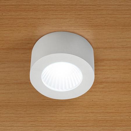 EVN P-LED Deckenanbauleuchte rund silber IP20 5W 5000K kaltweißes Licht