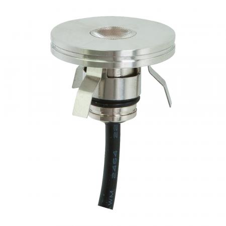 EVN LED Wand-/Deckeneinbau Einbaustrahler warmweißes Licht feuchtraumgeeignet IP44 1W 3000K EinbauØ16