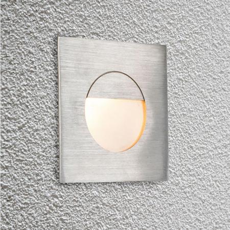 EVN LED Wandeinbau Einbaustrahler warmweißes Licht feuchtraumgeeignet IP44 1W 3000K EinbauØ60