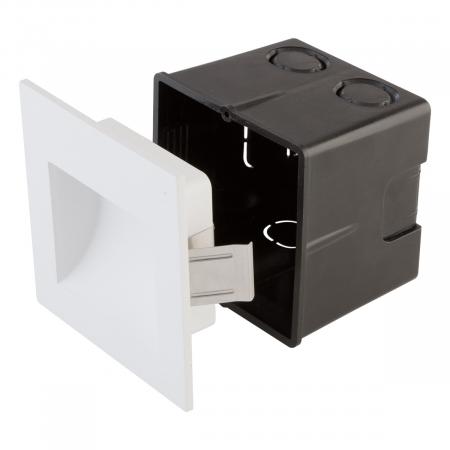 EVN LED Wandeinbauleuchte weiß IP65 2W 3000K warmweißes Licht feuchtraumgeeignet