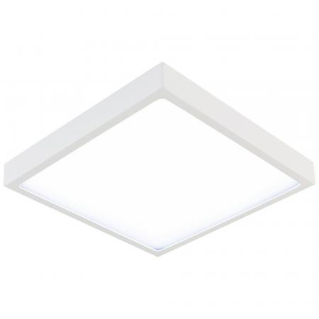 EVN LED Decken- und Wandleuchte quad. weiß IP20 18W 4000K- neutralweiße Beleuchtung