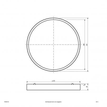 EVN Gehäusering für Anbauleuchte PAR300125 PAR3013C