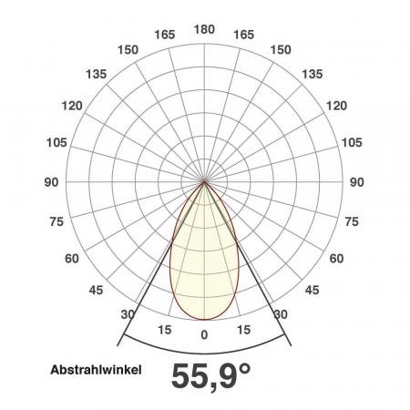 LED Deckeneinbaustrahler schwenkbar 6W 4000K neutralweißes Licht EVN