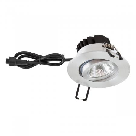EVN PC650061440 COB-LED Deckeneinbauleuchte 6W 4000K Aluminium IP65 (Einbaudurchmesser 68 mm)