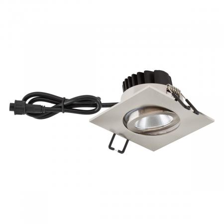 EVN PC654061302 COB LED Deckeneinbauleuchte 6W 3000K Edelstahl schwenkbar IP65 Einbaudurchmesser 68 mm