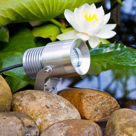 EVN P-LED Gartenspot Alu IP67 10W 3000K 550lm 24V/DC 3m für IP44-Stecksystem