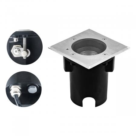 EVN LED Bodeneinbauleuchte, IP67 mit Justierschraube PC67107402