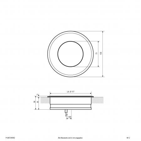 EVN LED Bodeneinbauleuchte, IP67 PCB67240902
