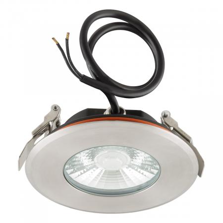 EVN PCD67240902 LED Deckeneinbauleuchte 9W 3000K Edelstahl IP67 Einbaudurchmesser 110 mm