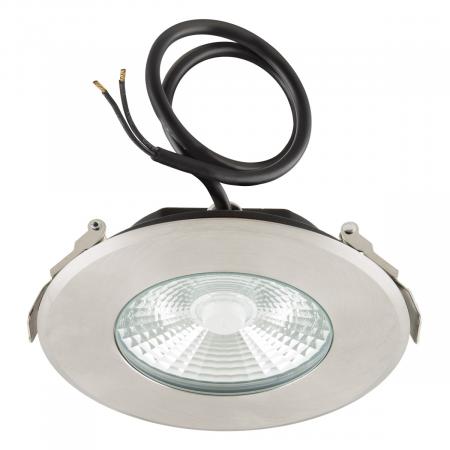EVN PCD67241202 LED Deckeneinbauleuchte 12W 3000K Edelstahl IP67 Einbaudurchmesser 130 mm