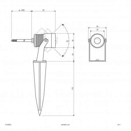 EVN LED-Spot mit Erdspieß, IP65 PLC650502