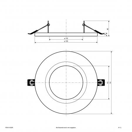EVN Reduzierring für PERFORMA100 PS541413EBR