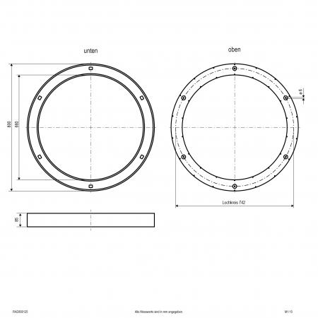 EVN LED Deckenanbauleuchte mit CCT Switch RAD800125