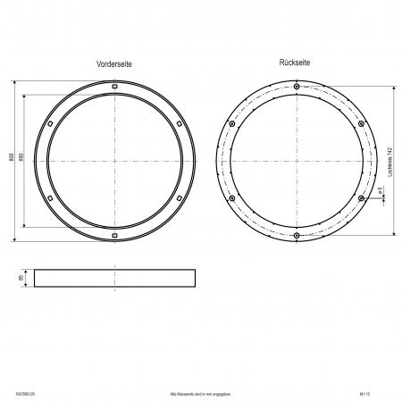 EVN LED Deckenanbauleuchte mit CCT Switch RAT800125
