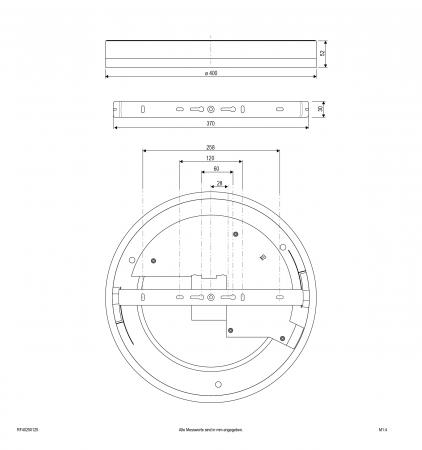 EVN LED Anbauleuchte mit einstellbarer Farbtemperatur RF40250125