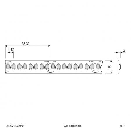 EVN Niedervolt LED-Strip, IP20, kürzbar SB20241202840