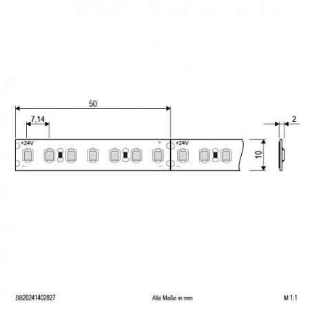 EVN Niedervolt LED-Strip, IP20, kürzbar SB20241402827
