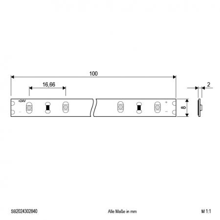 EVN Niedervolt LED-Strip, IP20, kürzbar SB2024302840