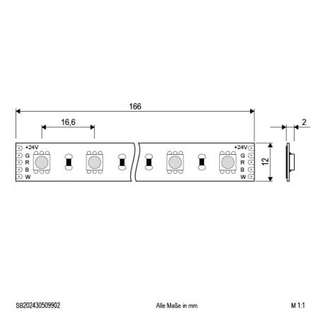 EVN Niedervolt LED-Strip, IP20, kürzbar SB202430509902