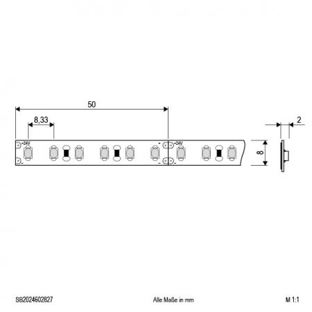 EVN Niedervolt LED-Strip, IP20, kürzbar SB2024602827