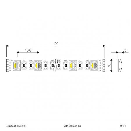 EVN Niedervolt LED-Strip, IP54, kürzbar SB5424150509902