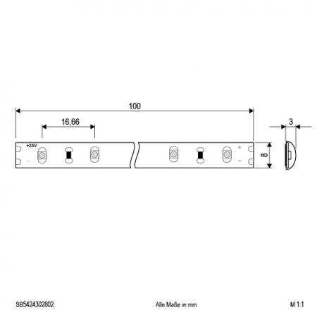 EVN Niedervolt LED-Strip, IP54, kürzbar SB5424302802