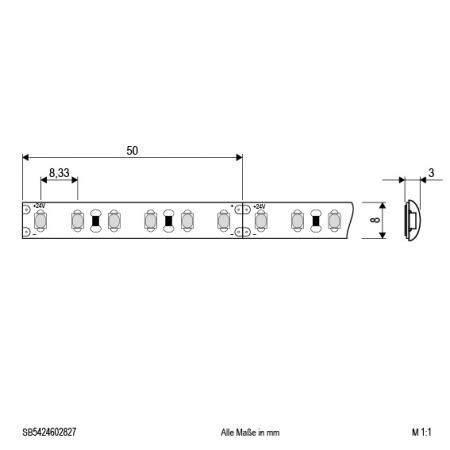 EVN Niedervolt LED-Strip, IP54, kürzbar SB5424602827