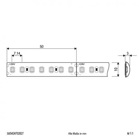 EVN Niedervolt LED-Strip, IP54, kürzbar SB5424702827