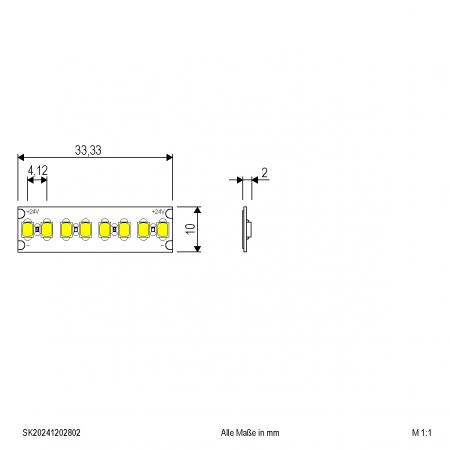 EVN Niedervolt LED-Strip, IP20, konfektionierbar SK20241202802