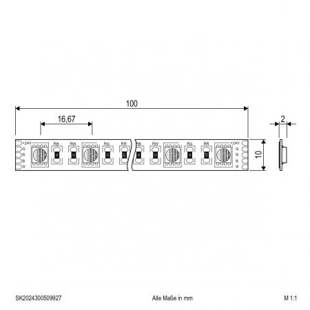 EVN Niedervolt LED-Strip, IP20, konfektionierbar SK2024150509927
