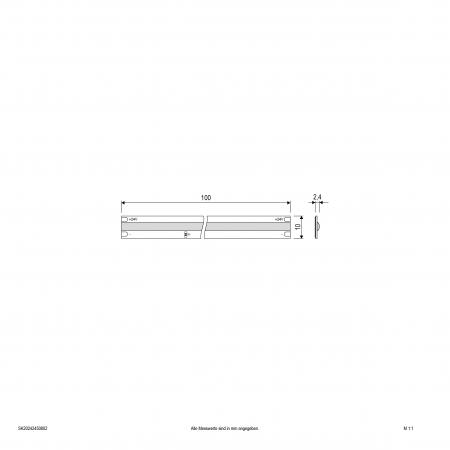 EVN Niedervolt COB LED-Strip, IP20, kürzbar SK20242450802