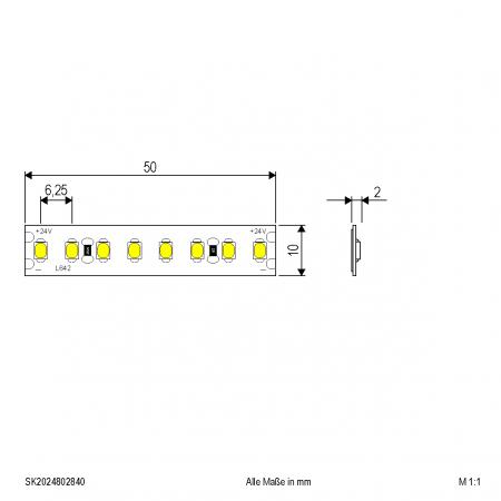 EVN Niedervolt LED-Strip, IP20, konfektionierbar SK2024802840