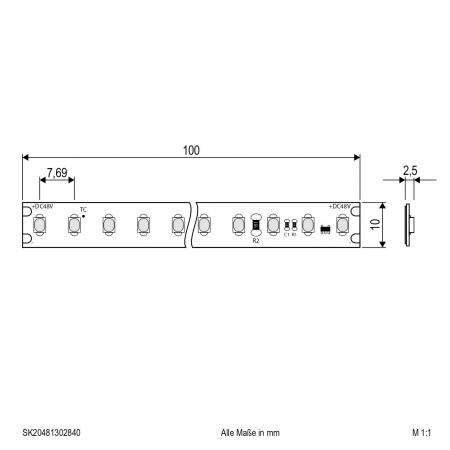 EVN Niedervolt LED-Strip, IP20, konfektionierbar SK20481302840