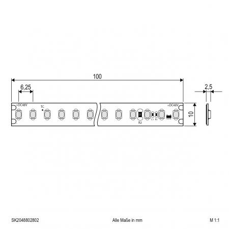 EVN Niedervolt LED-Strip, IP20, konfektionierbar SK2048802802