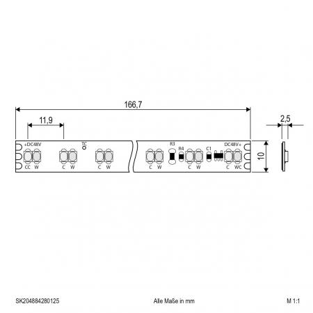 EVN Niedervolt LED-Strip, IP20, konfektionierbar SK204884280125