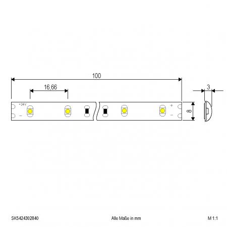 EVN Niedervolt LED-Strip, IP54, konfektionierbar SK5424302840