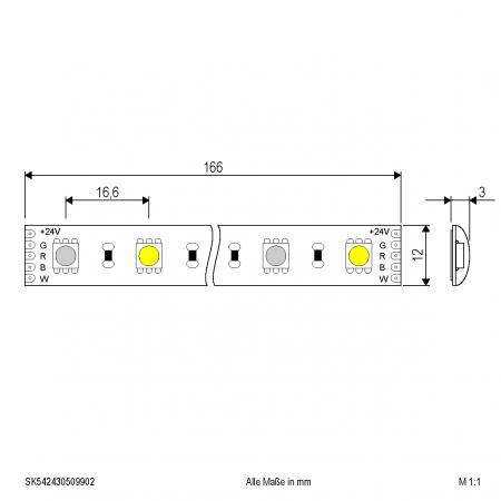 EVN Niedervolt LED-Strip, IP54, konfektionierbar SK542430509902