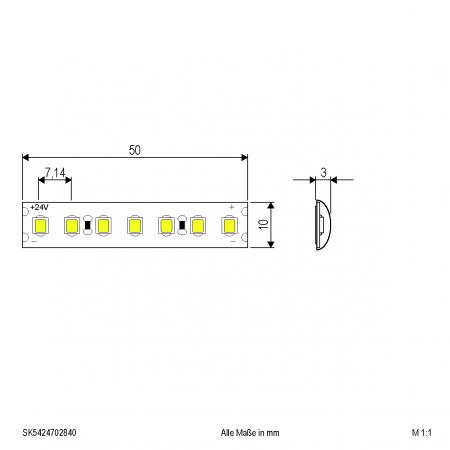 EVN Niedervolt LED-Strip, IP54, konfektionierbar SK5424702840