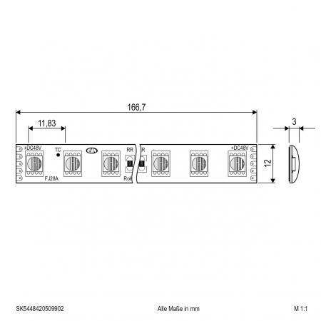 EVN Niedervolt LED-Strip, IP54, konfektionierbar SK5448420509902
