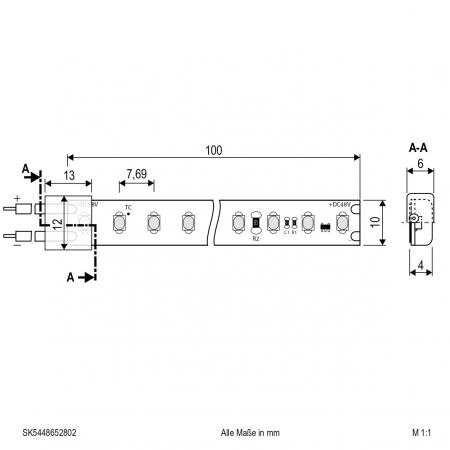 EVN Niedervolt LED-Strip, IP54, konfektionierbar SK5448652802