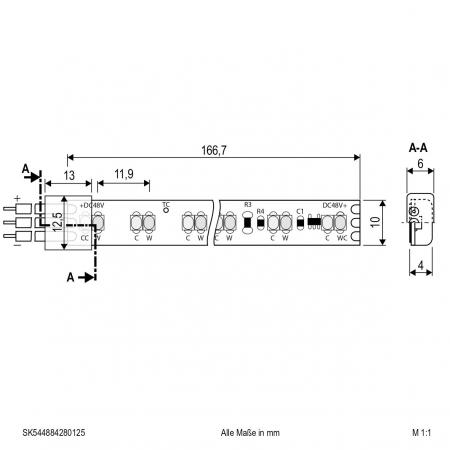 EVN Niedervolt LED-Strip, IP54, konfektionierbar SK544884280125