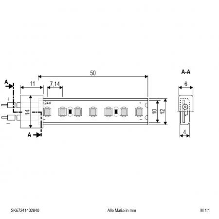 EVN Niedervolt LED-Strip, IP67, konfektionierbar SK67241402840