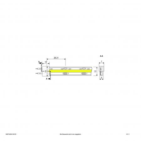 EVN Niedervolt LED-Strip, IP54, kürzbar SK6724304140125