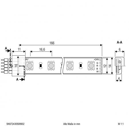 EVN Niedervolt LED-Strip, IP67, konfektionierbar SK672430509902
